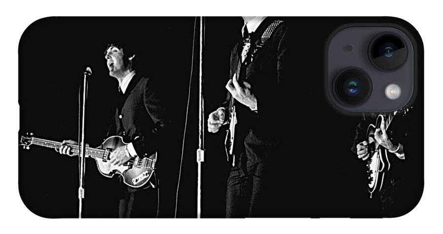 Beatles iPhone Case featuring the photograph Beatles In Concert, 1964 by Larry Mulvehill