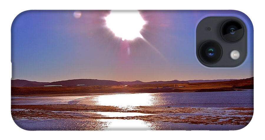 Iceland Sun iPhone 14 Case featuring the photograph Blue Sun by HweeYen Ong