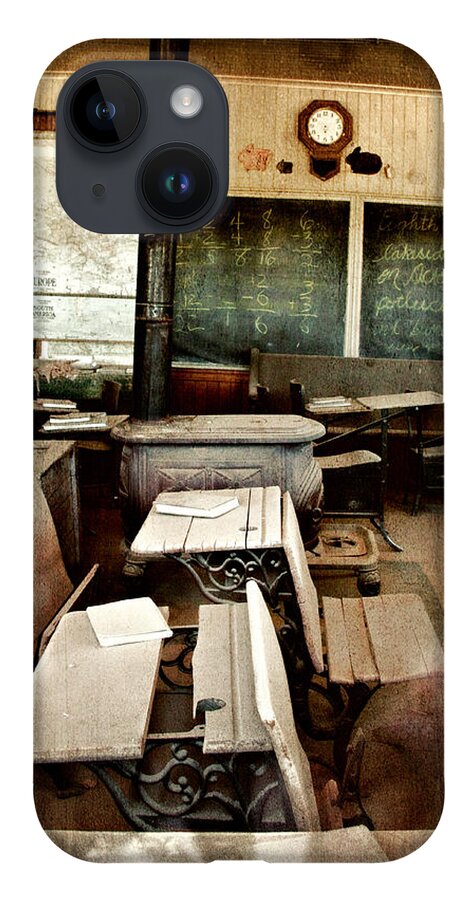 Bodie iPhone 14 Case featuring the photograph Bodie School Room by Lana Trussell