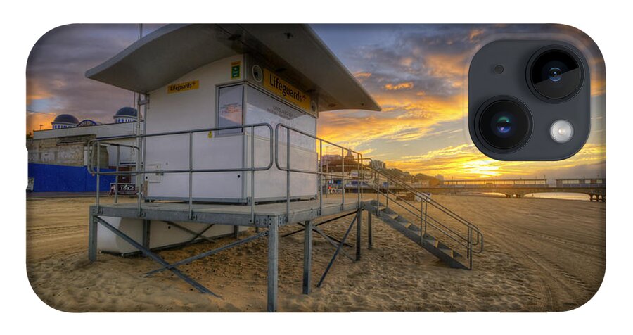 Hdr iPhone Case featuring the photograph Bournemouth Beach Sunrise by Yhun Suarez
