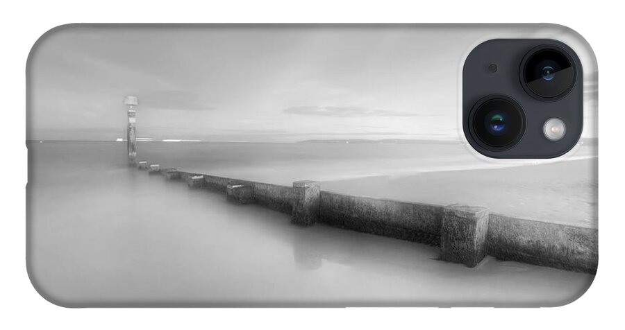 Yhun Suarez iPhone 14 Case featuring the photograph Bournemouth Beach Sunset IR by Yhun Suarez