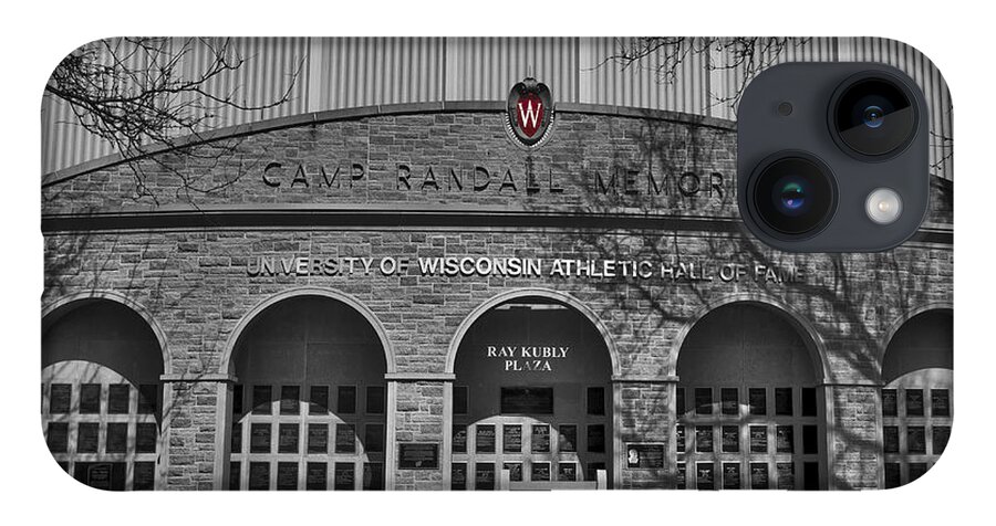 Badger iPhone 14 Case featuring the photograph Camp Randall - Madison by Steven Ralser