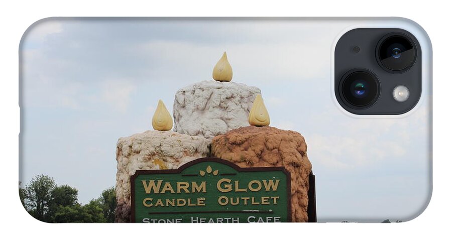 Candles iPhone 14 Case featuring the photograph Candle outlet by John Mathews