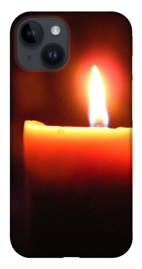 Candle iPhone Case featuring the photograph CandleLight by Michelle Hoffmann