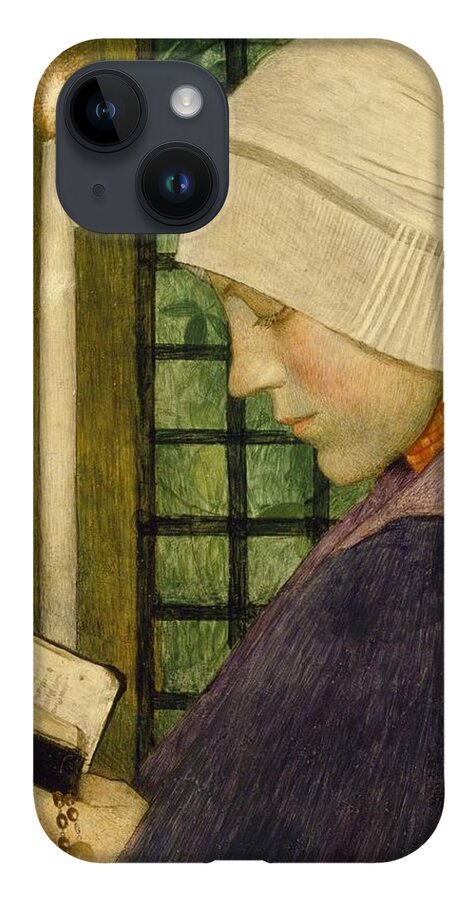 Marianne Stokes - Candlemas Day iPhone 14 Case featuring the painting Candlemas Day by MotionAge Designs