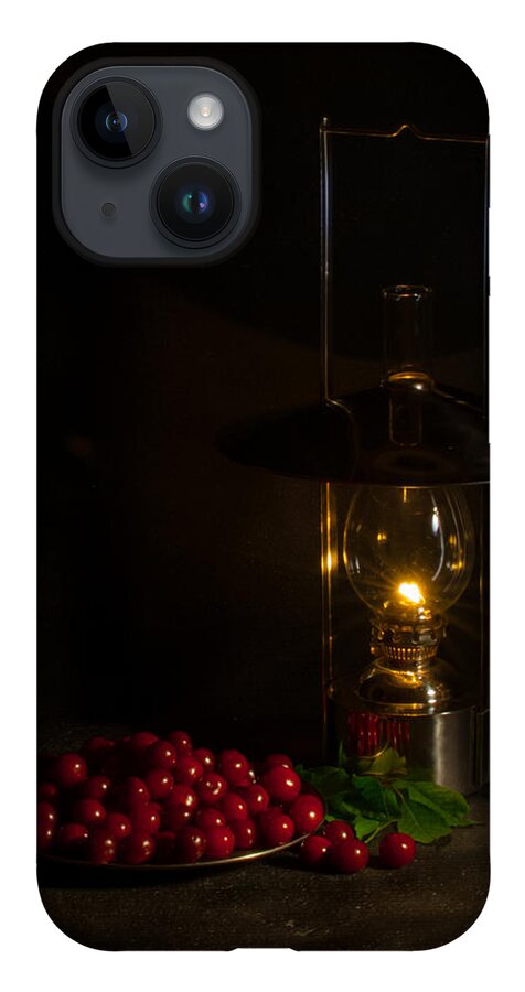 Cherries In The Night iPhone 14 Case featuring the photograph Cherries in the night by Torbjorn Swenelius