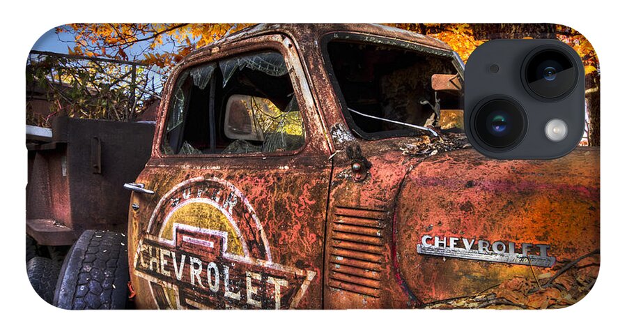 American iPhone 14 Case featuring the photograph Chevrolet USA by Debra and Dave Vanderlaan