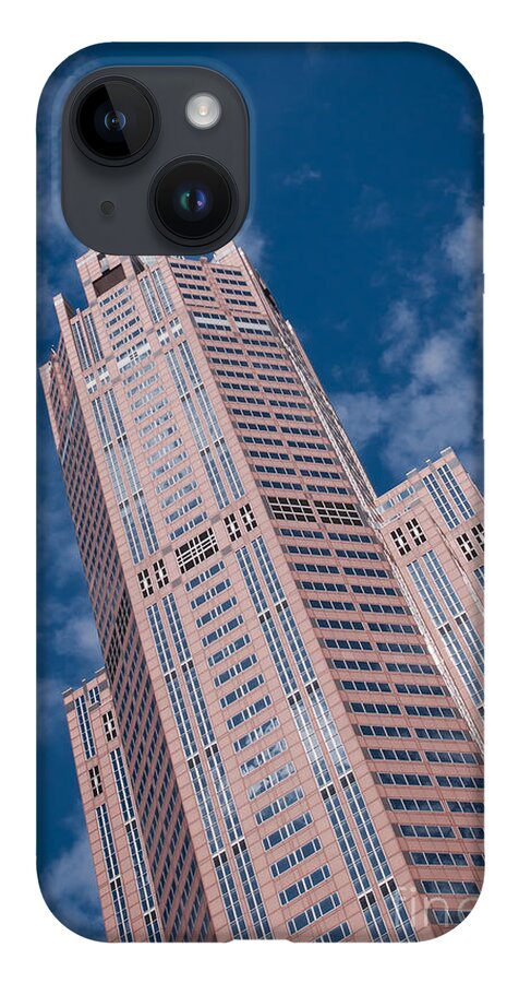 Chicago Downtown iPhone Case featuring the photograph Chicago Skyscraper by Dejan Jovanovic