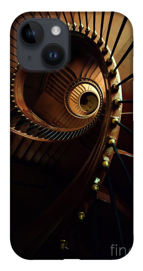 Staircase iPhone 14 Case featuring the photograph Chocolate spirals by Jaroslaw Blaminsky