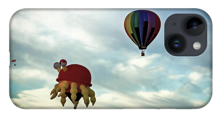Hotairballoon iPhone 14 Case featuring the photograph Claw d the Crab by Brenda Giasson