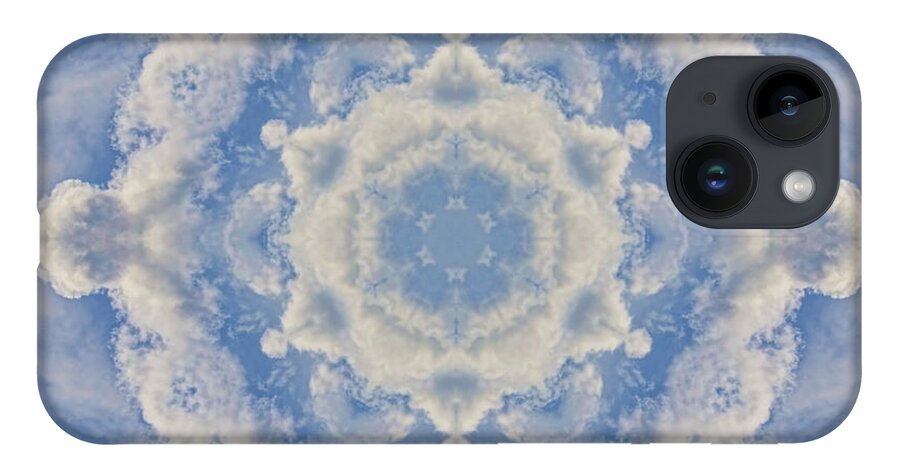 Clouds iPhone Case featuring the photograph Clouds Mandala by Beth Sawickie
