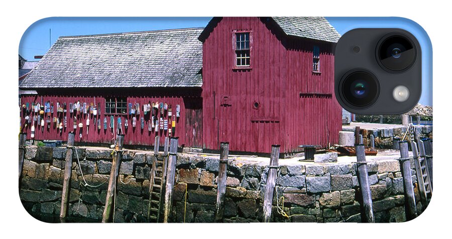 Landscape New England Rockport Motif Number 1 iPhone 14 Case featuring the photograph Cnrf0513 by Henry Butz