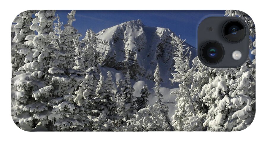 Cody Peak iPhone Case featuring the photograph Cody Peak After a Snow by Raymond Salani III
