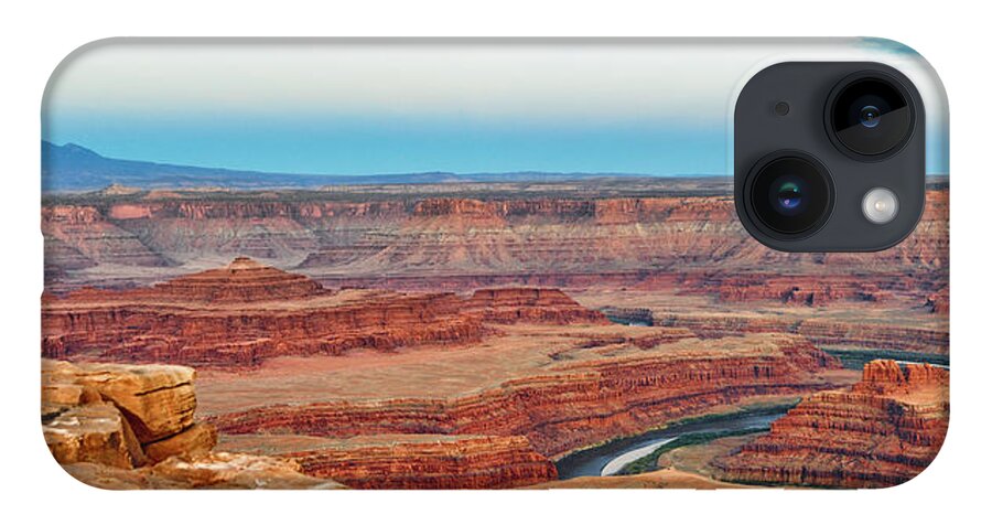 Dead Horse Point iPhone Case featuring the photograph Colorado River Sunset 1 - Dead Horse Point State Park - Utah by Bruce Friedman