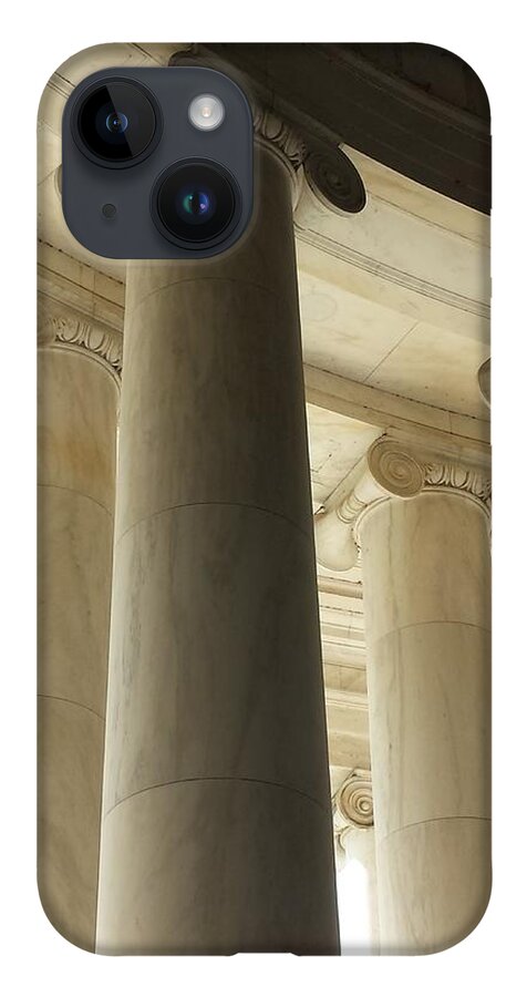 Declaration Of Independence iPhone 14 Case featuring the photograph Columns Stand Guard by Kenny Glover