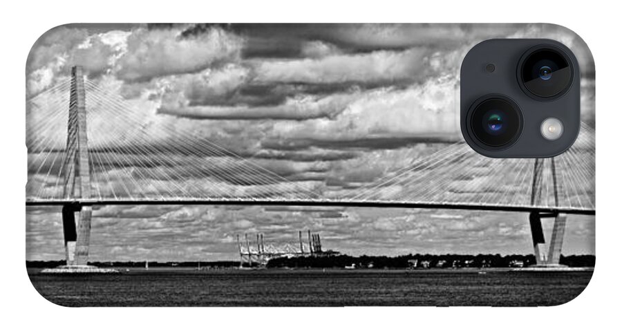 Bridge iPhone 14 Case featuring the photograph Cooper River Bridge by Stephanie Frey