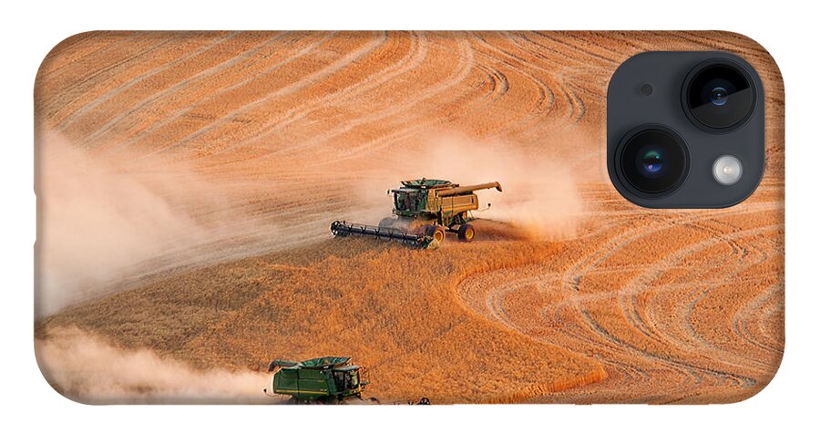 Harvest iPhone 14 Case featuring the photograph Cooperation by Mary Jo Allen