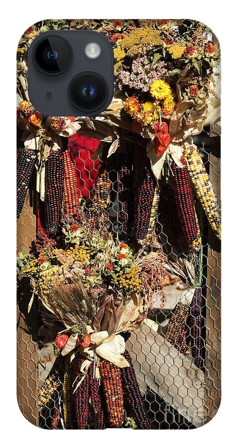Corn Wreaths iPhone 14 Case featuring the photograph Corn wreaths by Steven Ralser
