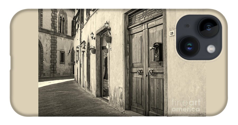 Volterra iPhone 14 Case featuring the photograph Corner of Volterra by Prints of Italy