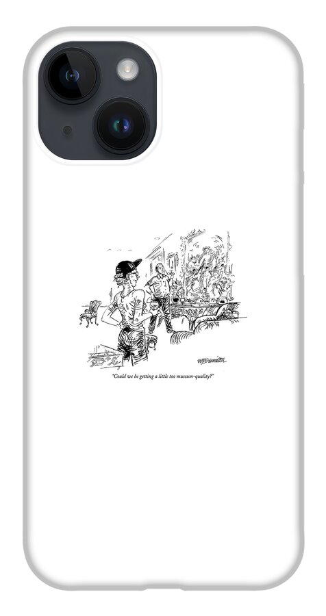 Could We Be Getting A Little Too Museum-quality? iPhone Case