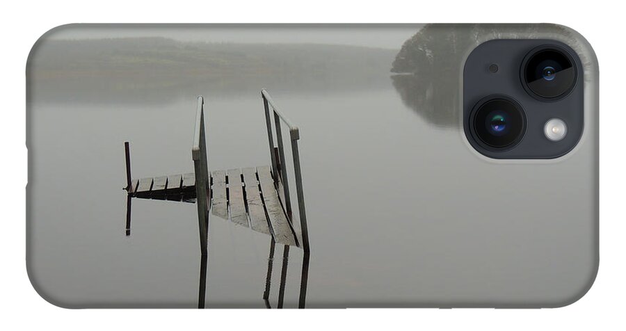 Irish Mist iPhone 14 Case featuring the photograph Crannog at Lake Knockalough by James Truett