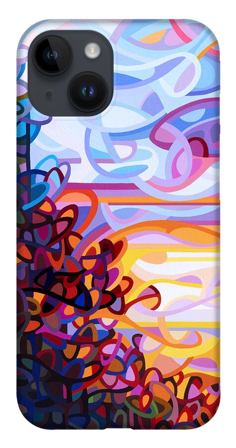 Art iPhone 14 Case featuring the painting Crescendo by Mandy Budan