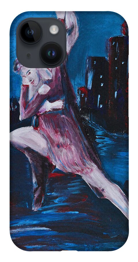 Dance iPhone Case featuring the painting Dance The Night Away by Donna Blackhall