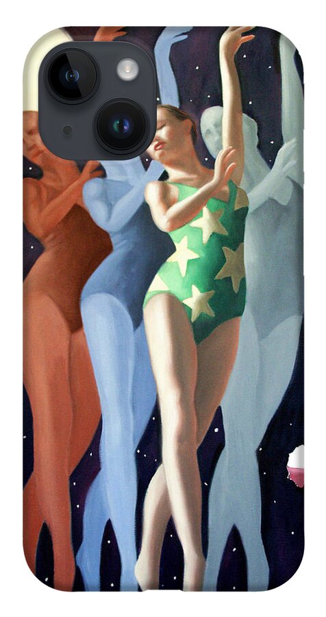 Dancing In The Moonlight iPhone 14 Case featuring the painting Dancing In The Moonlight by Anthony Falbo