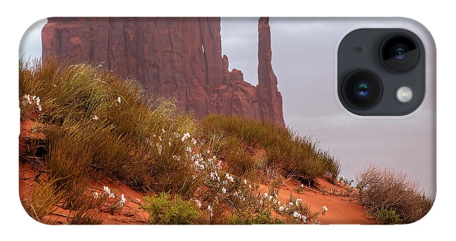 Utah iPhone 14 Case featuring the photograph Desert Flowers by Jim Garrison