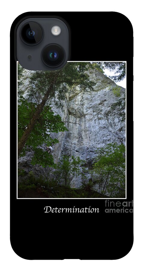 Rock Climbing iPhone 14 Case featuring the photograph Determination by Kirt Tisdale