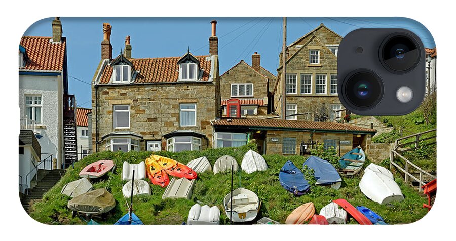 Britain iPhone 14 Case featuring the photograph Dinghy Park - Ruswick Bay by Rod Johnson
