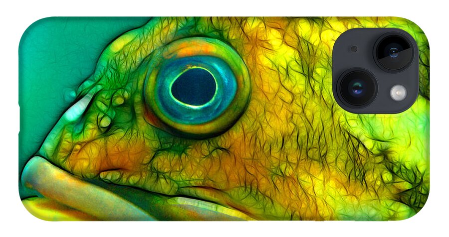 Fish iPhone 14 Case featuring the mixed media Do You Truly See Me by Francine Dufour Jones