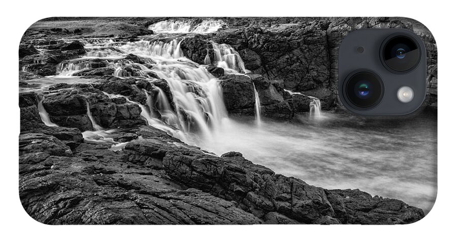 Dunseverick iPhone 14 Case featuring the photograph Dunseverick Waterfall by Nigel R Bell
