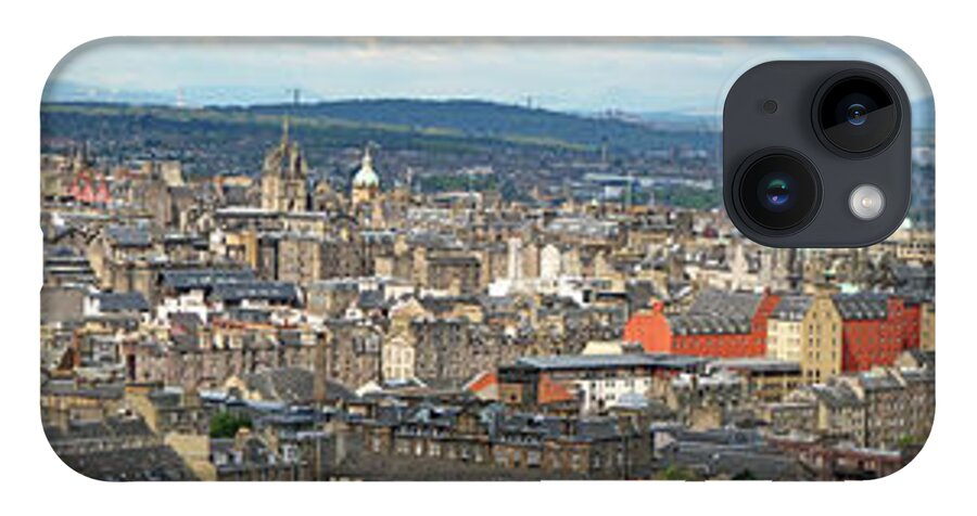 Tranquility iPhone 14 Case featuring the photograph Edinburgh Panorama by Elizabeth Beard