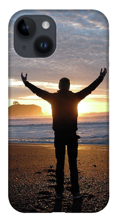 Sunset Photographs iPhone 14 Case featuring the photograph Embrace by Jill Westbrook