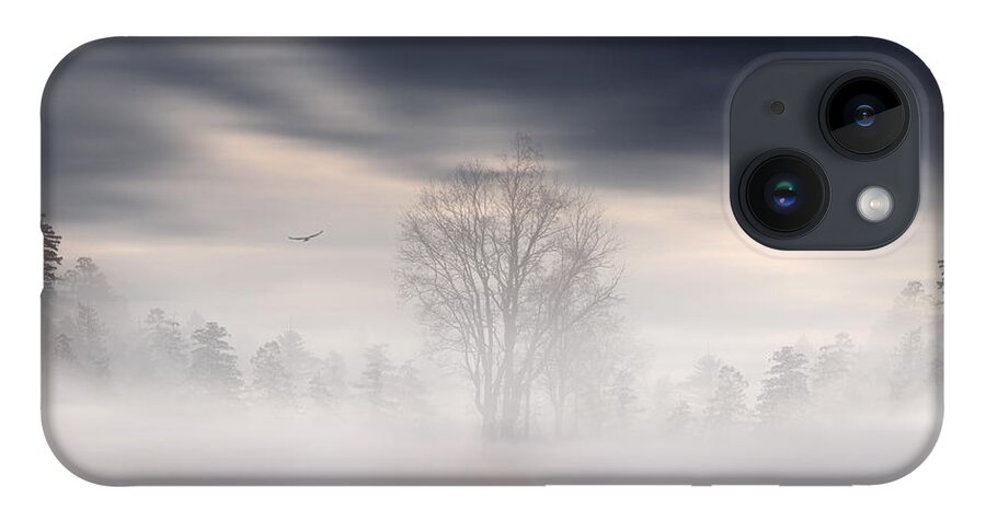 Gloomy Sky iPhone 14 Case featuring the photograph Emergence by Lourry Legarde