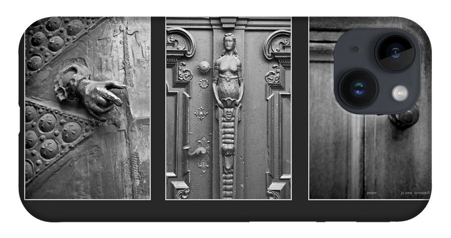 Triptych iPhone Case featuring the photograph Enter Triptych Image Art by Jo Ann Tomaselli