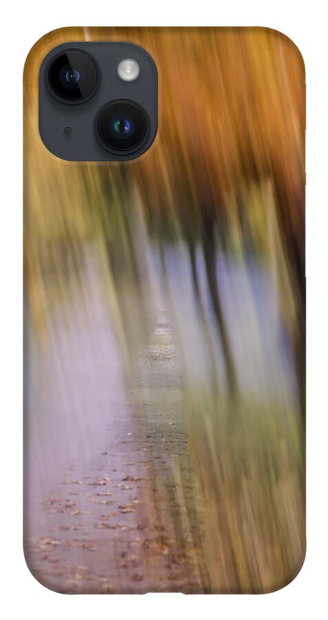 Abstract iPhone 14 Case featuring the photograph Fall Canopy by Thomas Young