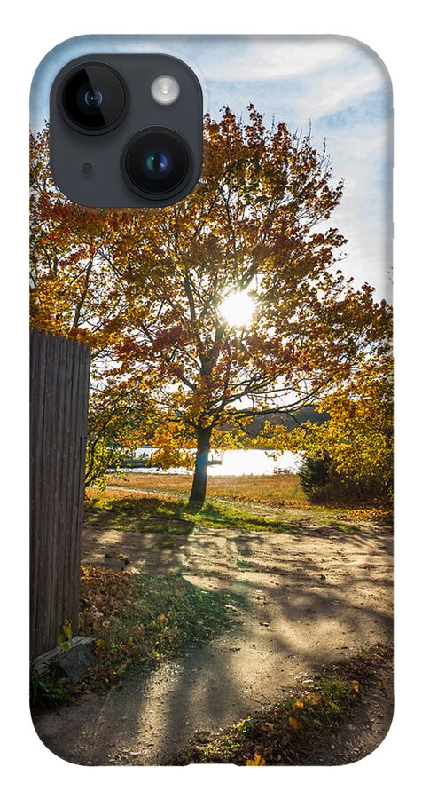 Fall iPhone 14 Case featuring the photograph Fall Through the Gate by Kirkodd Photography Of New England