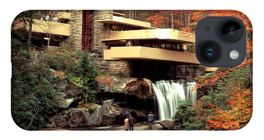 Allegheny Mountains iPhone 14 Case featuring the photograph Fallingwater House At Bear Run by Theodore Clutter