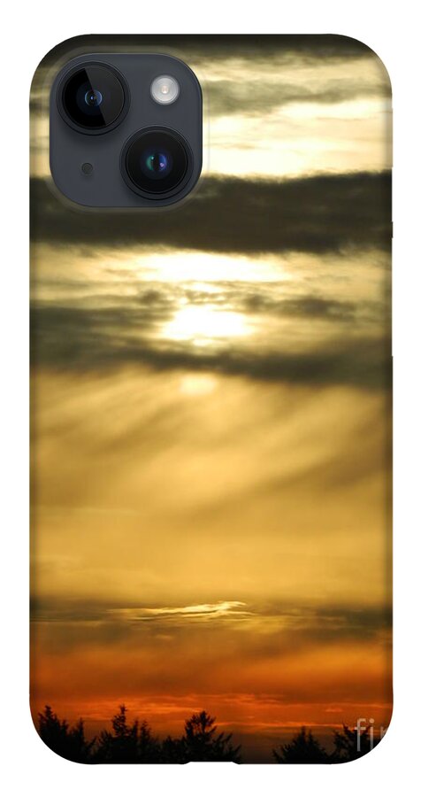 Fire iPhone 14 Case featuring the photograph Fire Sunset 2 by Gallery Of Hope 