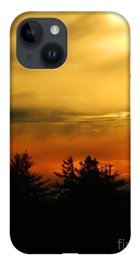 Fire iPhone 14 Case featuring the photograph Fire Sunset 4 by Gallery Of Hope 