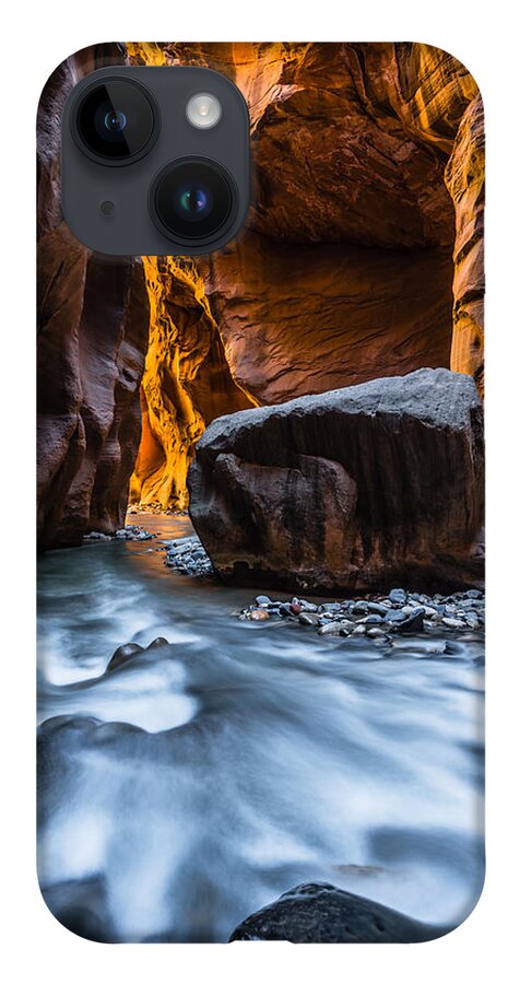 Zion National Park iPhone 14 Case featuring the photograph Floating Rock by Chuck Jason