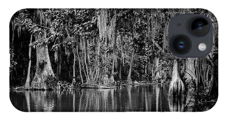 Christopher Holmes Photography iPhone 14 Case featuring the photograph Florida Naturally 2 - BW by Christopher Holmes