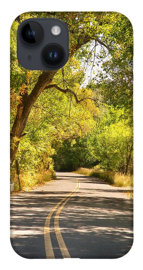 Colorado iPhone 14 Case featuring the photograph Follow the Yellow Lines by James BO Insogna