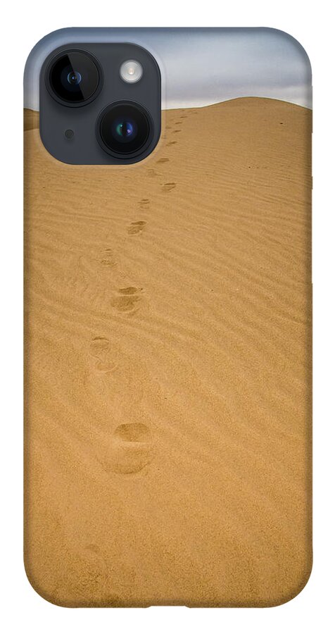 Sand iPhone 14 Case featuring the photograph Footsteps by Will Wagner