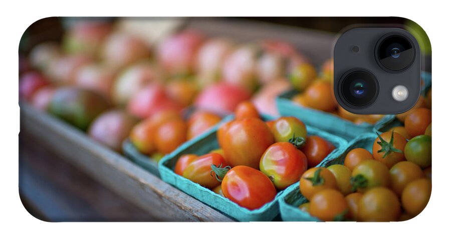 Retail iPhone 14 Case featuring the photograph Fresh Organic Grape Tomatoes by Preappy