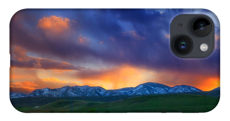Colorado iPhone 14 Case featuring the photograph Front Range Light Show by Darren White