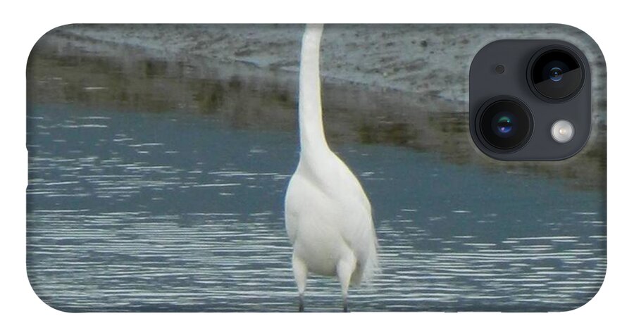 White Heron iPhone 14 Case featuring the photograph Giant White Heron by Gallery Of Hope 