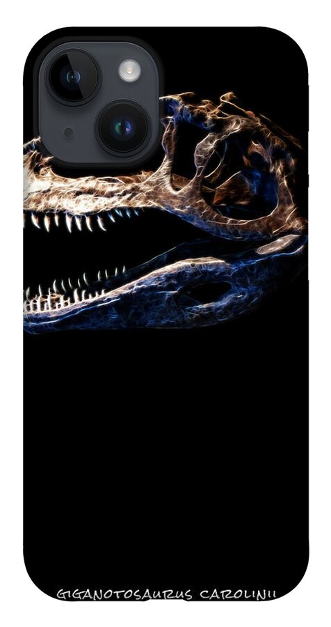 Giganotosaurus Carolinii Skull iPhone 14 Case featuring the photograph Giganotosaurus Skull 2 by Weston Westmoreland